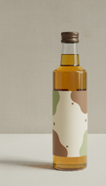 Cold-Pressed Groundnut Oil Glass Bottle
