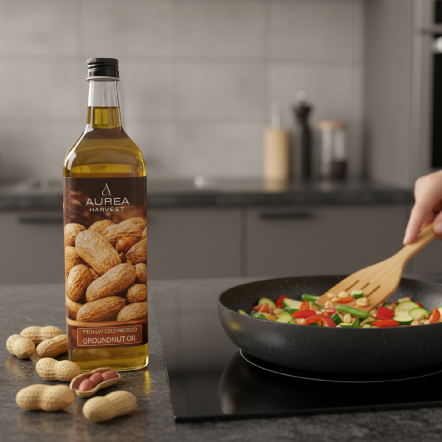 Cold Pressed Groundnut Oil